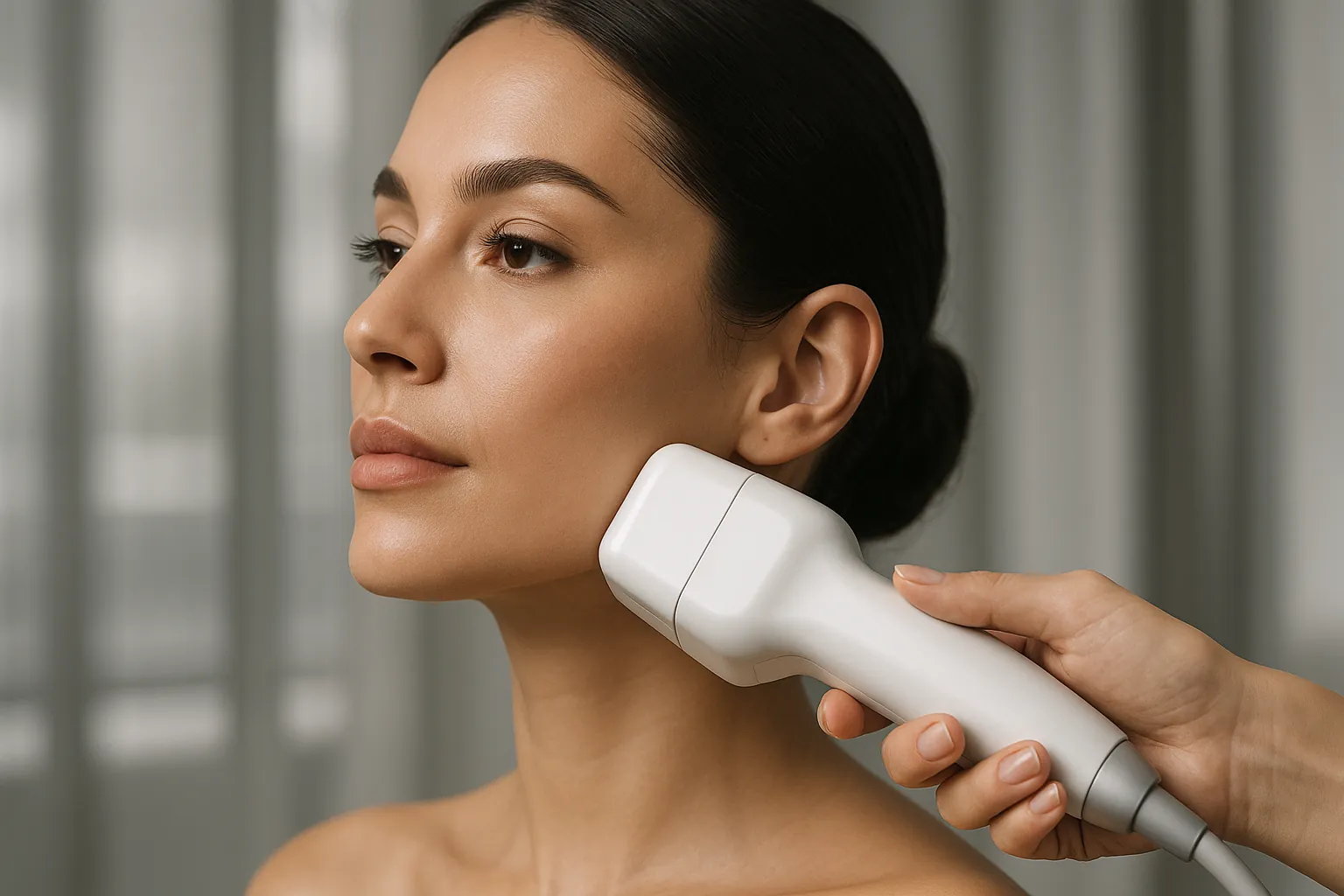 Full face slimming: contour without losing softness